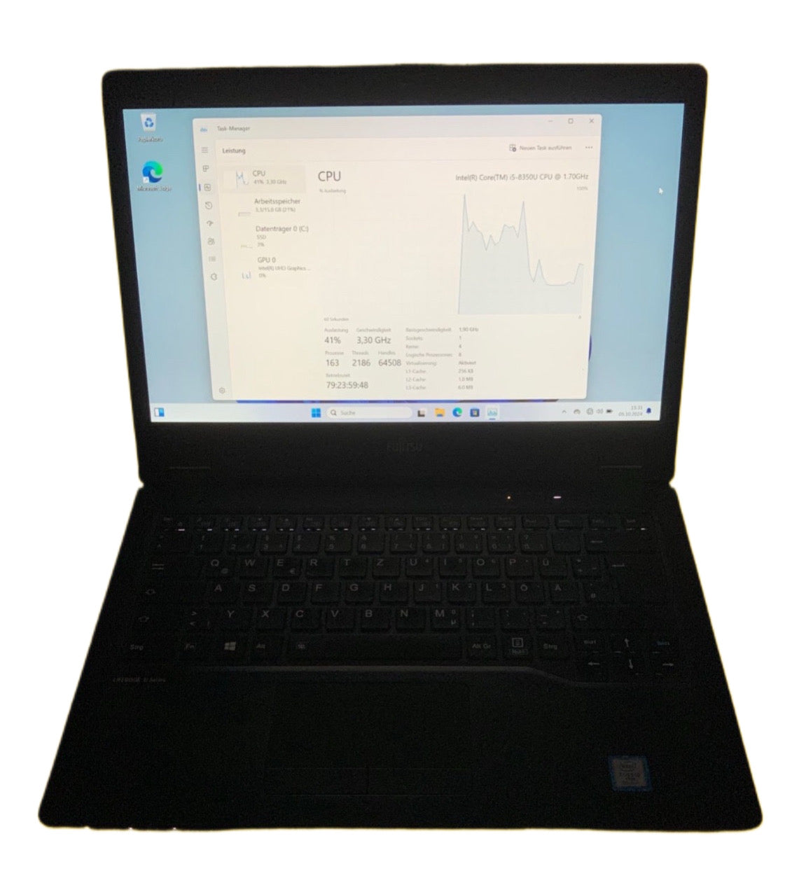Fujitsu Lifebook U748 | Intel i5-8.Gen | MwSt | 512GB SSD | 8/16 RAM | 14“ | Touch
